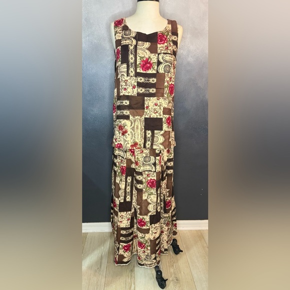 Vintage Lacy Afternoon 3-Piece Set Reversible Top NWT Pockets Skirt - Picture 16 of 16